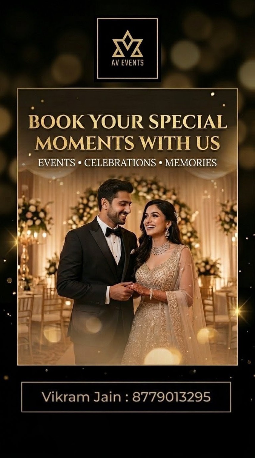 Book your special moments with AV Events